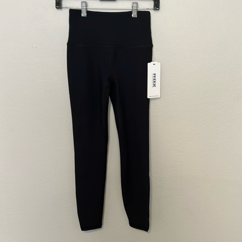 RBXactive textured leggings. Brand new with tags. Black womens size XS